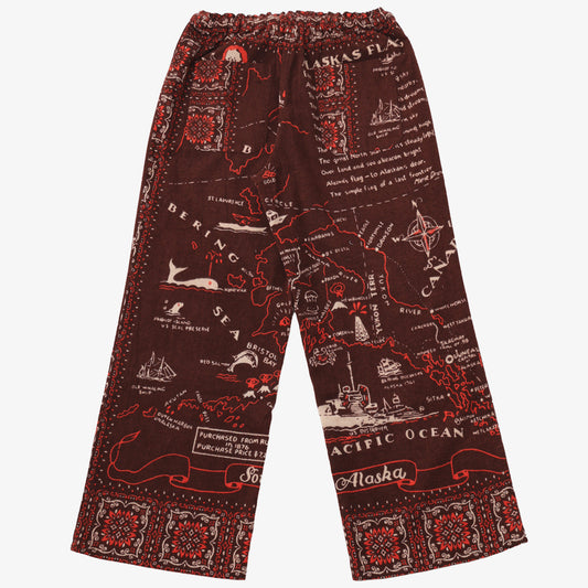 Cotton Flannel Alaska Easy Pants / BM80320cf-AL-c2 Brown