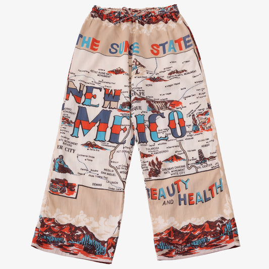 マッププリント イージーパンツ NEW MEXICO Beige / BM-80320S25-25ms-c6