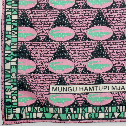 bbb1312_13011アフリカンポップ・クロコダイルバンダナ・ピンク