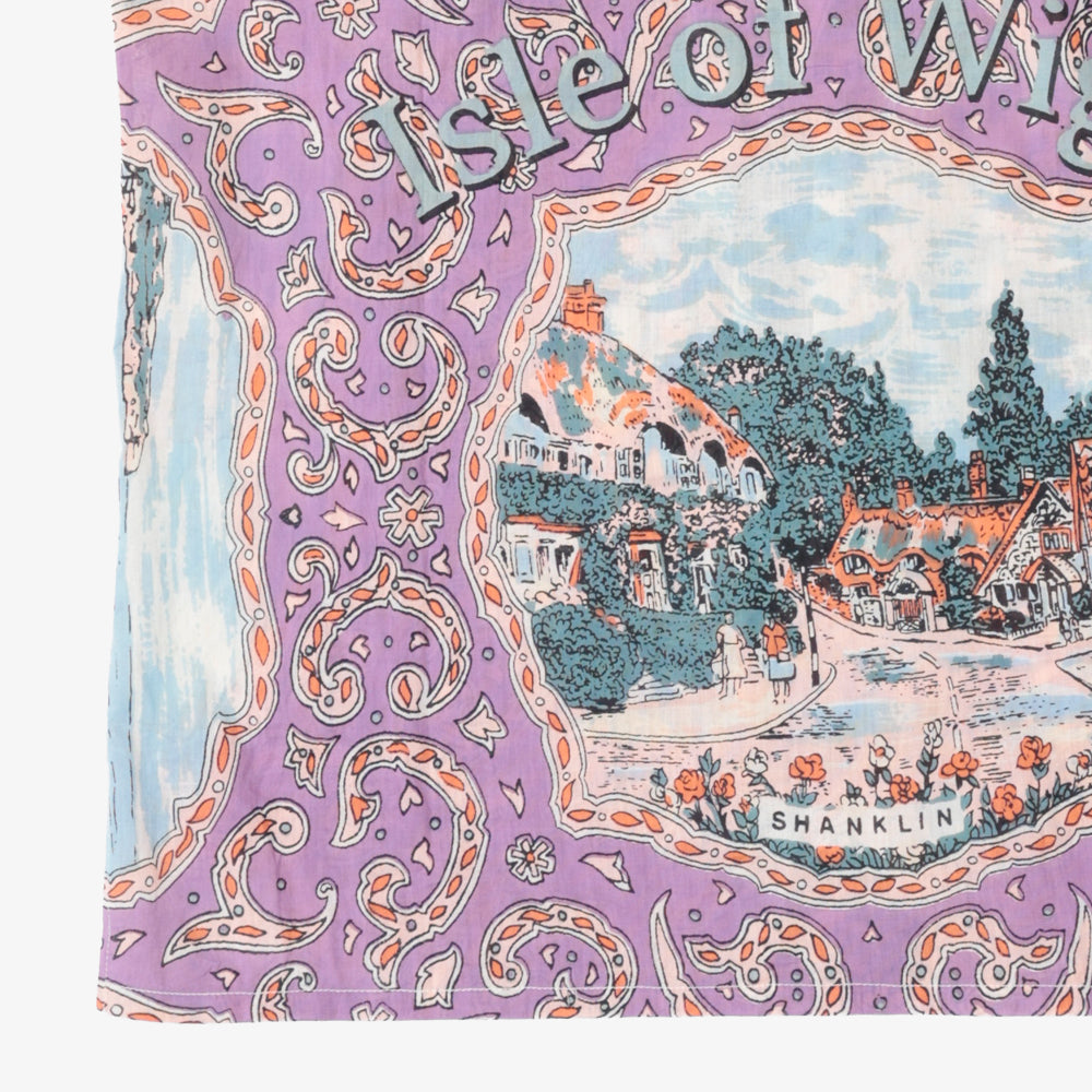ハワイアンシャツ Wight Lavender / PIM7725map-26ms-c7