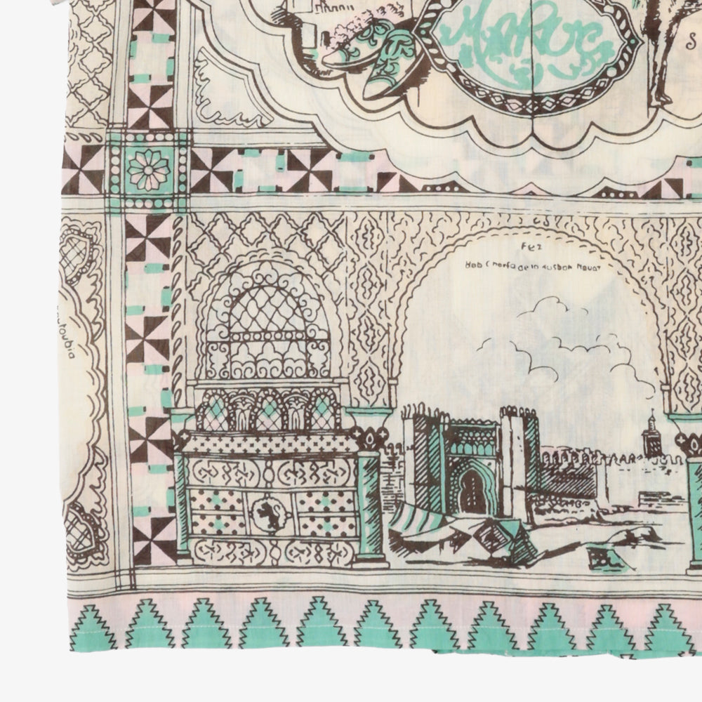 ハワイアンシャツ Morocco Cream / PIM7725map-26ms-c8