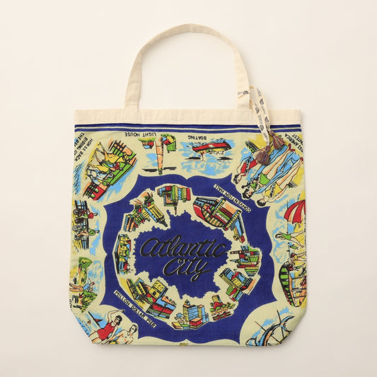 バンダナ エコトート・Lサイズ・アトランティックシティ・ブルー