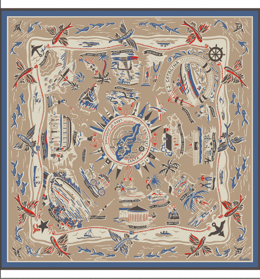 カタリーナマップ・バンダナ