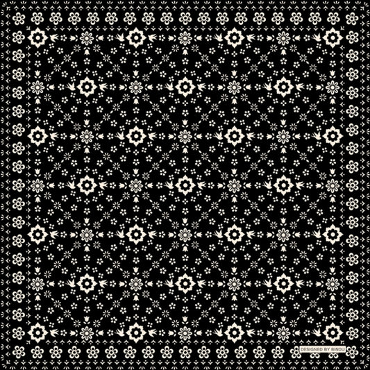 バンダナ・エフダ a・ブラックホワイト