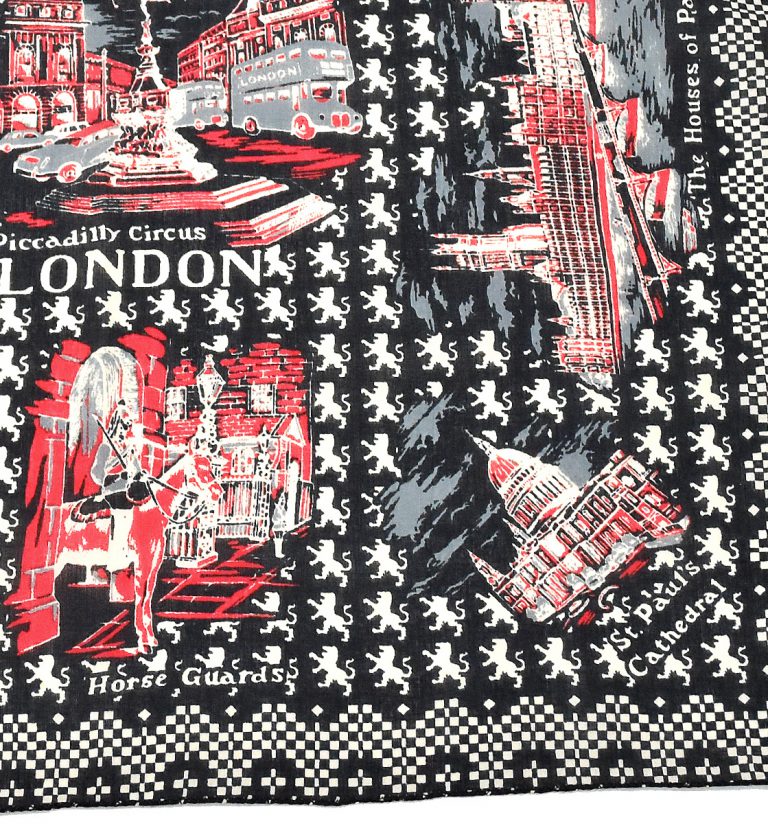 London Map 2 Bandana Black