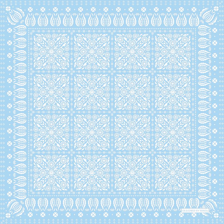 Bindu Bandana Light Blue