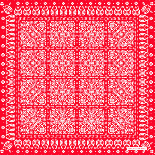 Bindu Bandana Red