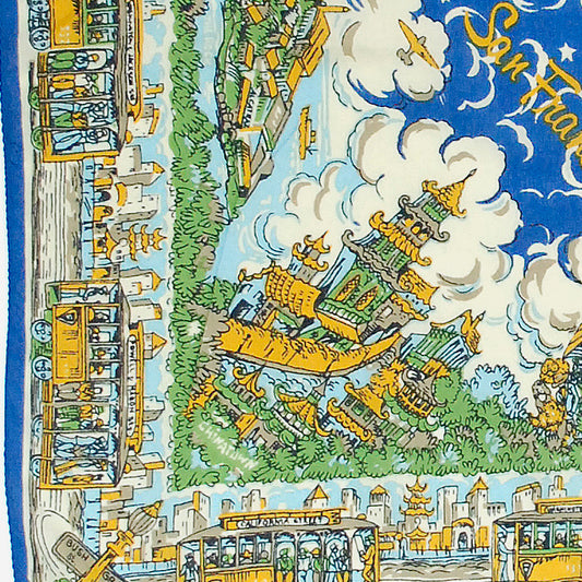 San Francisco Bandana Blue