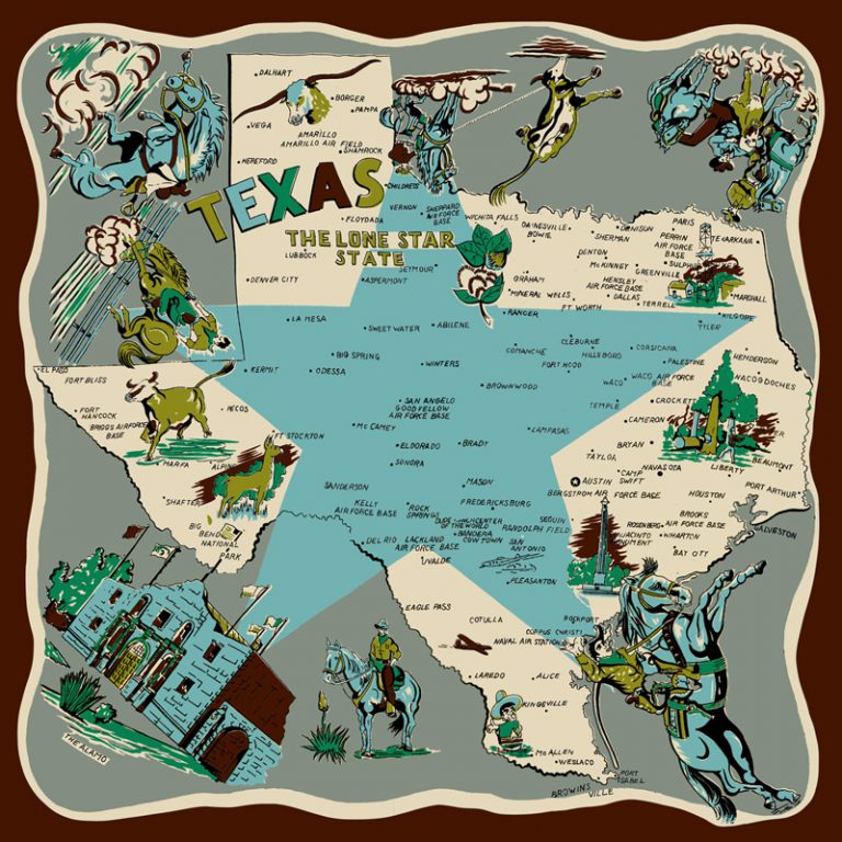 Texas Bandana Brown