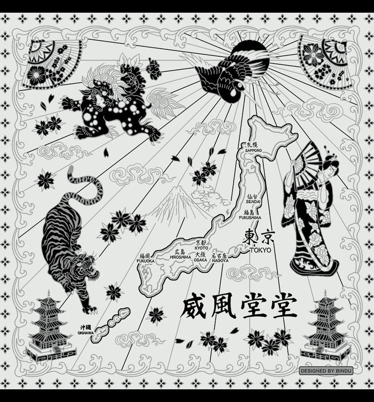トーキョー・バンダナ・Mono – Bindu Web Shop