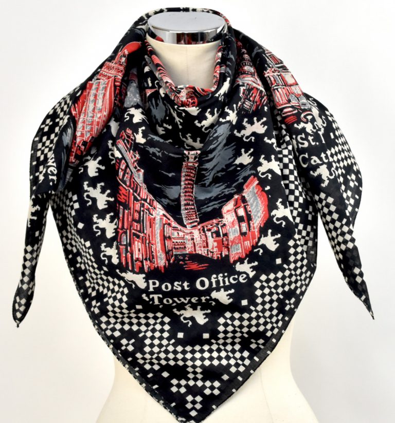 London scarf black
