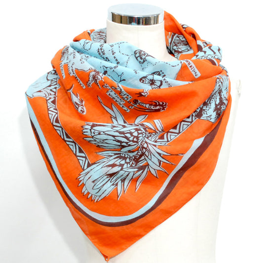 アフリカ・スカーフ・オレンジ