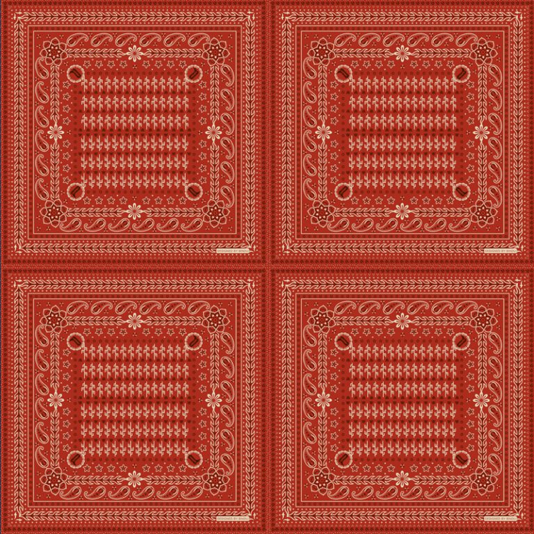 Boots Scarf Red