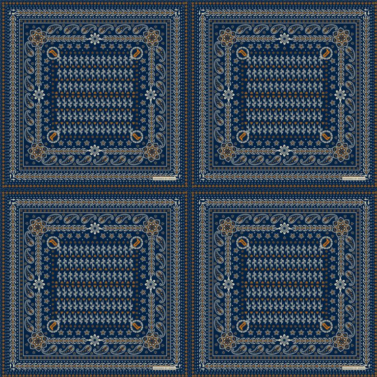 Boots Scarf Navy