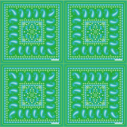 ハミングバード・スカーフ・グリーン