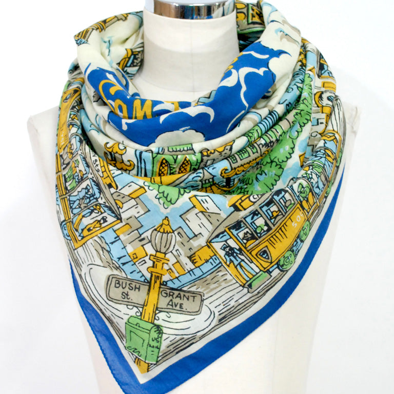 San Francisco Scarf Blue
