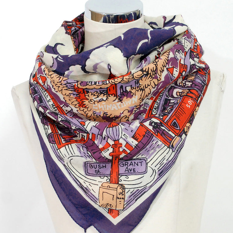 San Francisco Scarf Purple