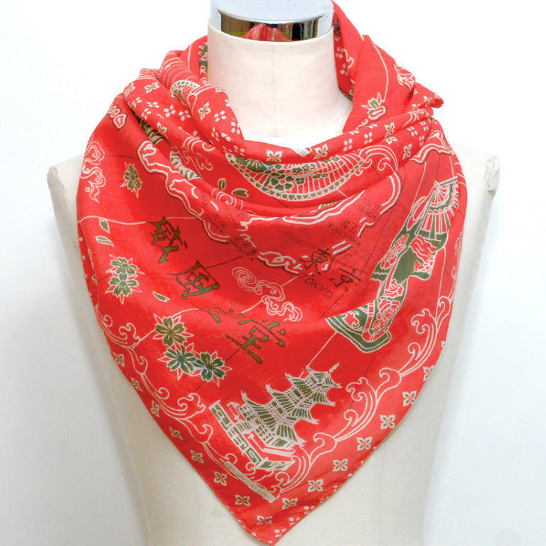 Tokyo Scarf Rouge