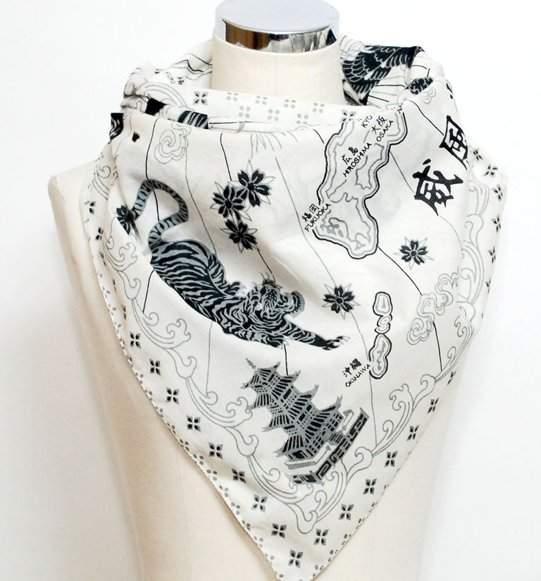 Tokyo Scarf Mono