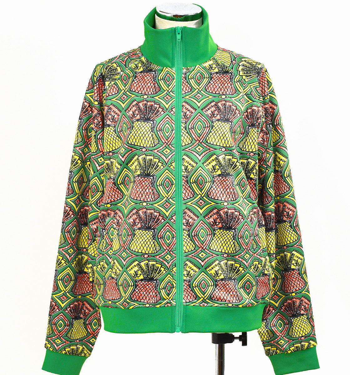 African Print Track Jacket-Dollar