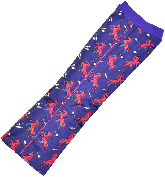 African Print Track Pants-Crazy Horse/PPL