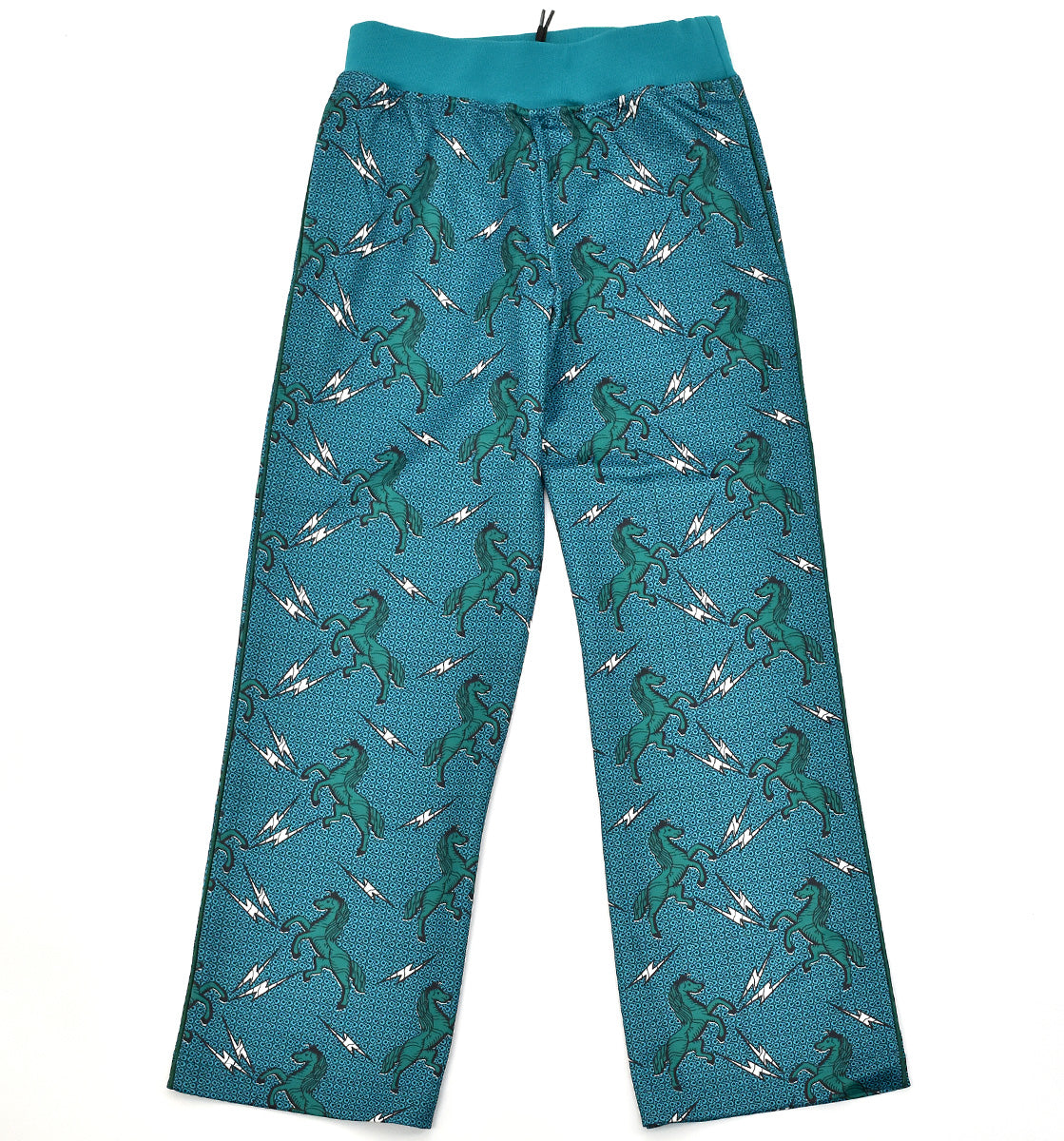 African Print Track Pants-Crazy Horse/Tuq