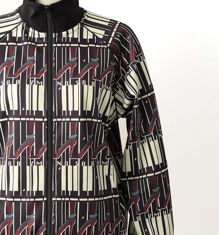 BTJ5C2-African Print Track Jacket-Blues Lounge