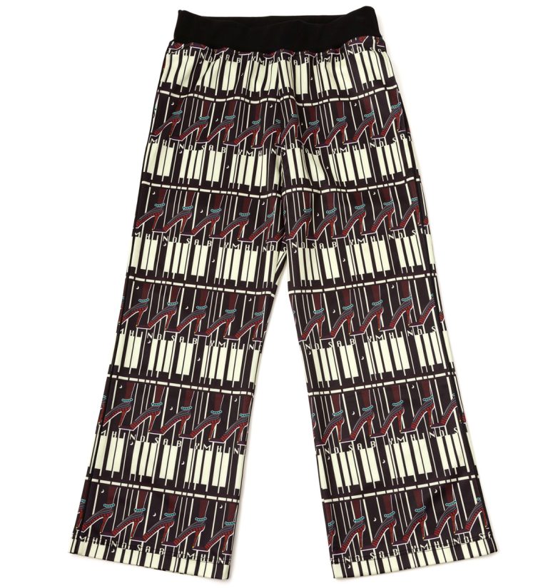 BTJ6C2-African Print Track Pants-Blues Lounge