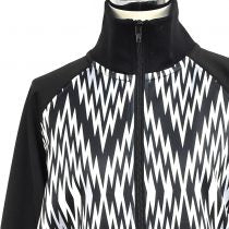 African Print Track Jacket-Iceberg