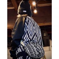 African Print Track Jacket-Iceberg