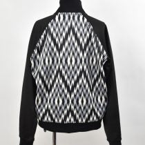 African Print Track Jacket-Iceberg