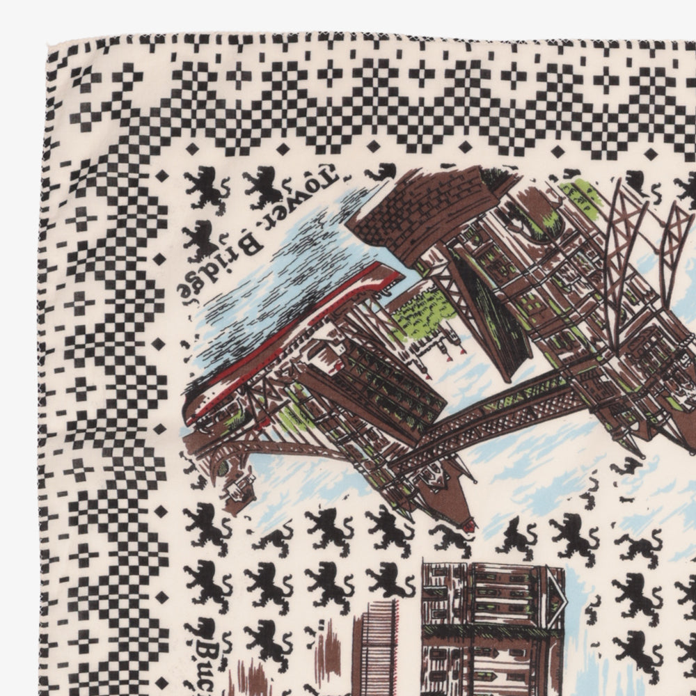 London Cotton Viyella Scarf Natural / BBB1313Viyella-London-c1