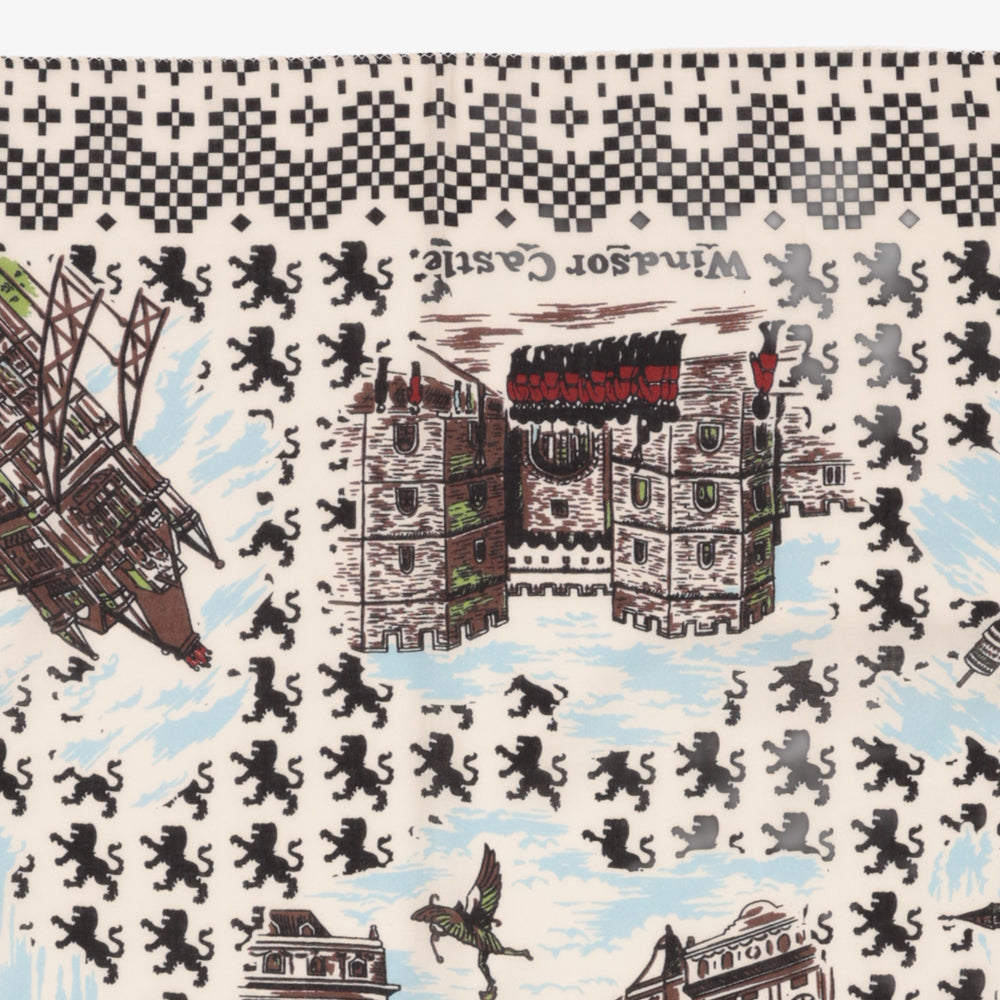 London Cotton Viyella Scarf Natural / BBB1313Viyella-London-c1