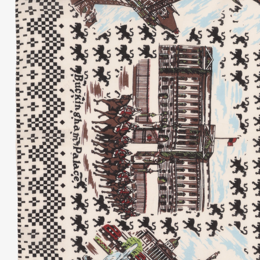 London Cotton Viyella Scarf Natural / BBB1313Viyella-London-c1