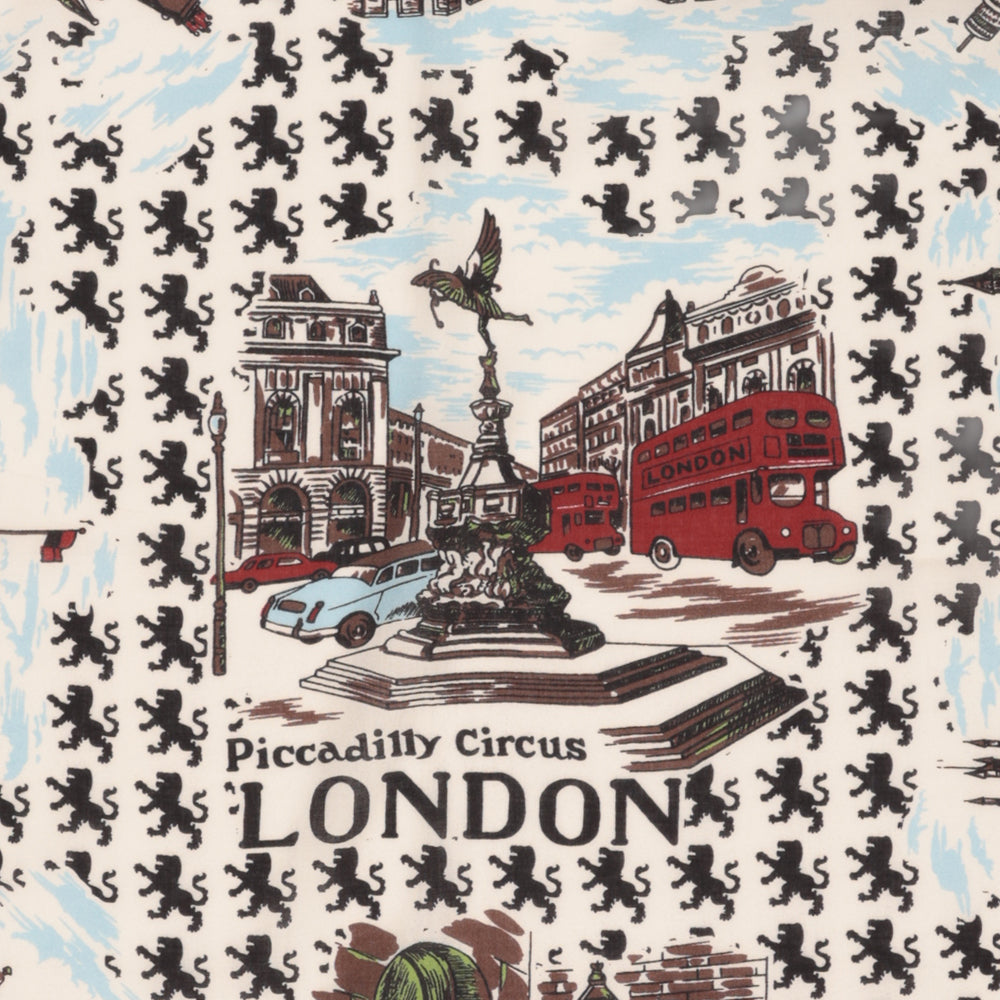 London Cotton Viyella Scarf Natural / BBB1313Viyella-London-c1
