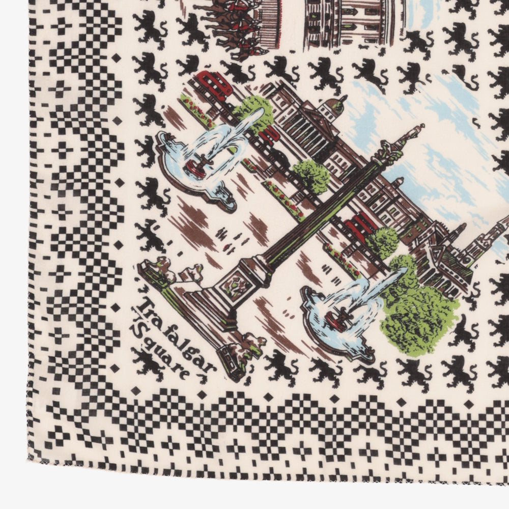 London Cotton Viyella Scarf Natural / BBB1313Viyella-London-c1