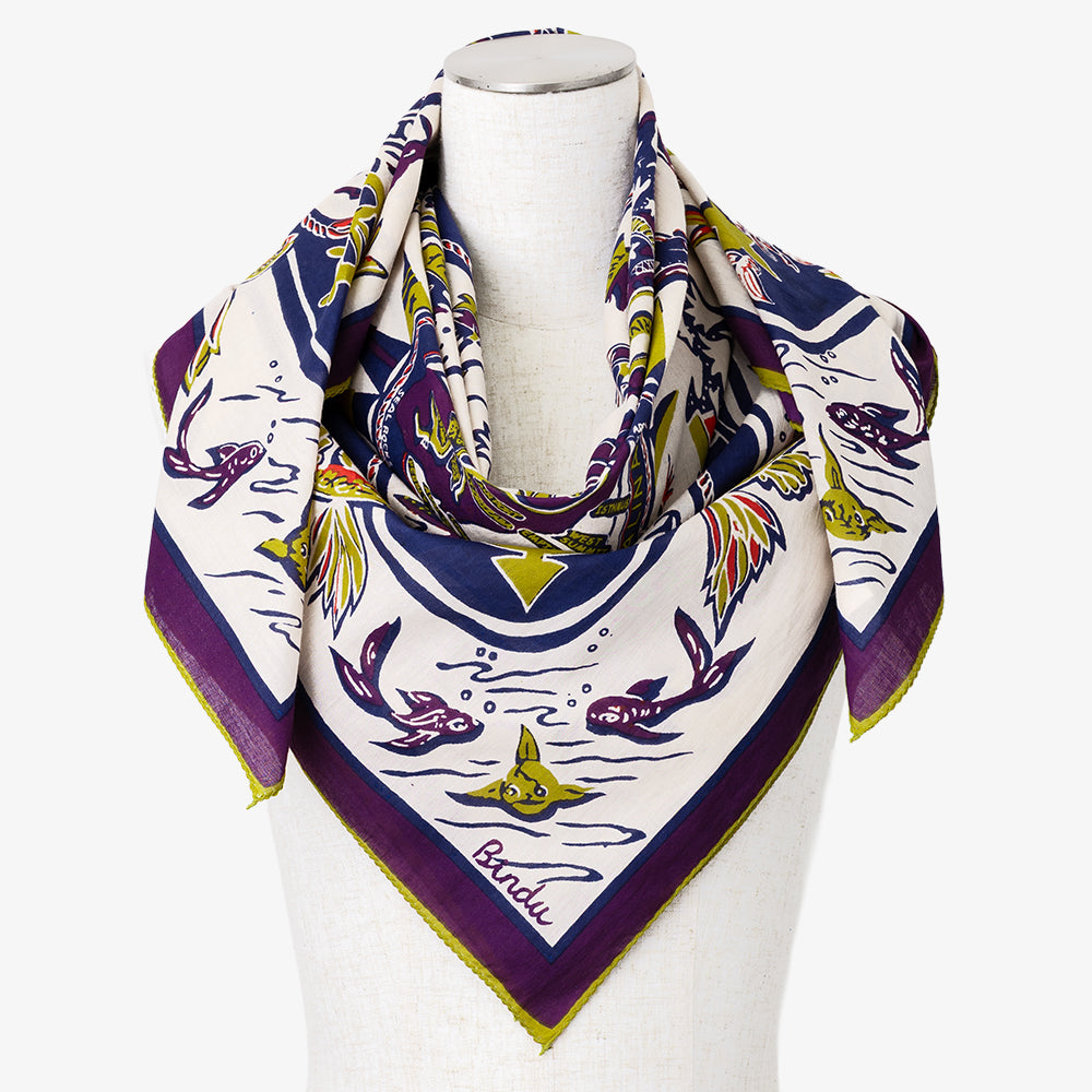 Catalina Scarf Natural / BBB1313-Catalina-c1