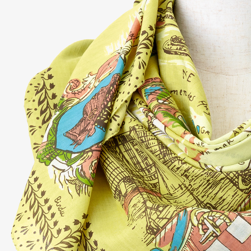 Côte d'azur スカーフ Beige / BBB1313-Cotedazur-c1 – Bindu Web Shop