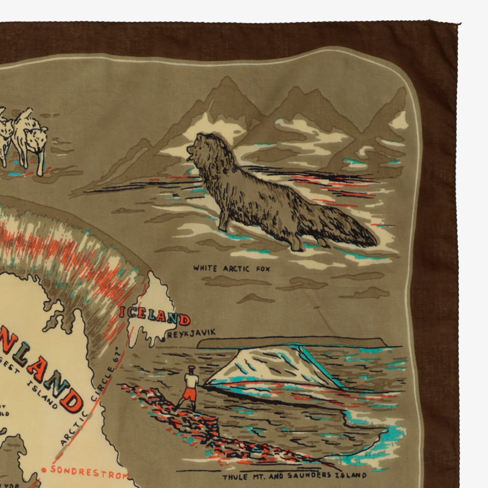 Greenland スカーフ Olive / BBB1313-Greenland-c1