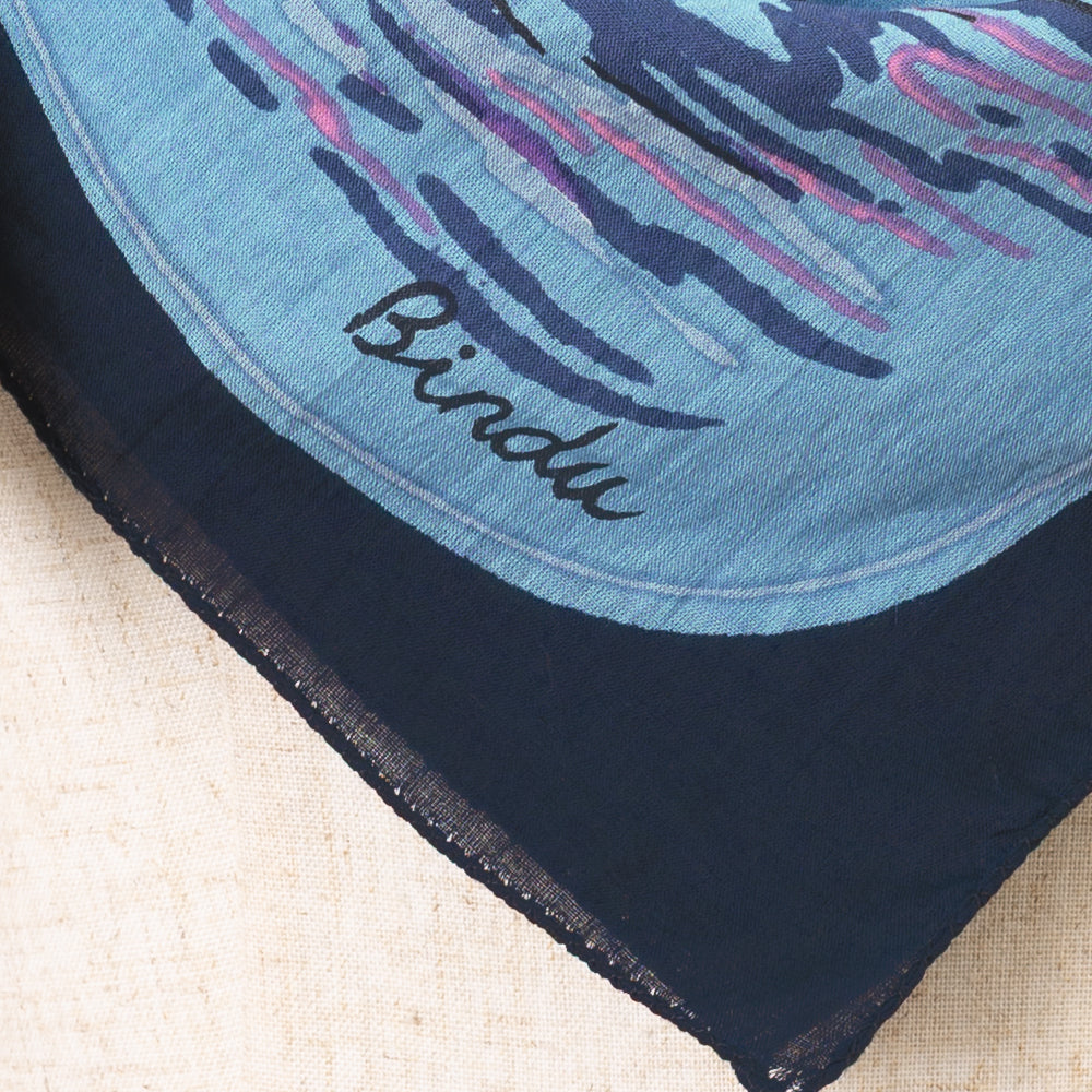 Greenland スカーフ Blue / BBB1313-Greenland-c2