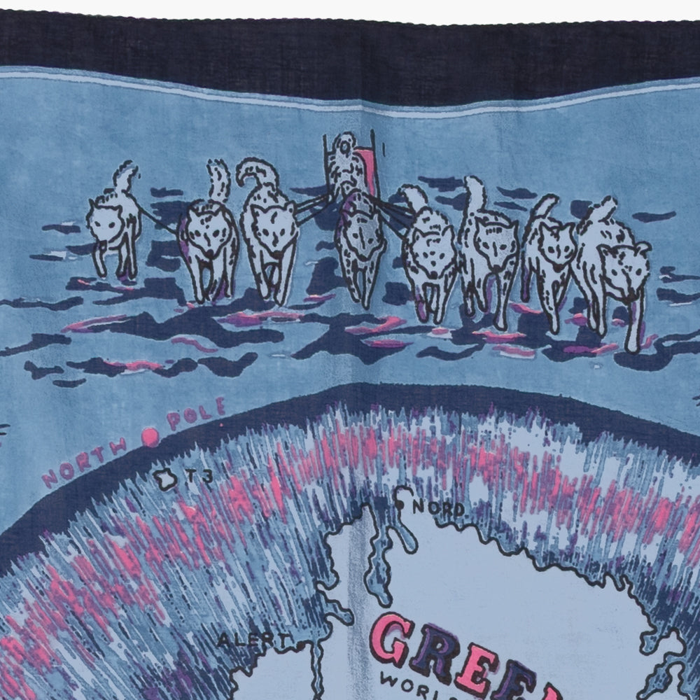 Greenland スカーフ Blue / BBB1313-Greenland-c2