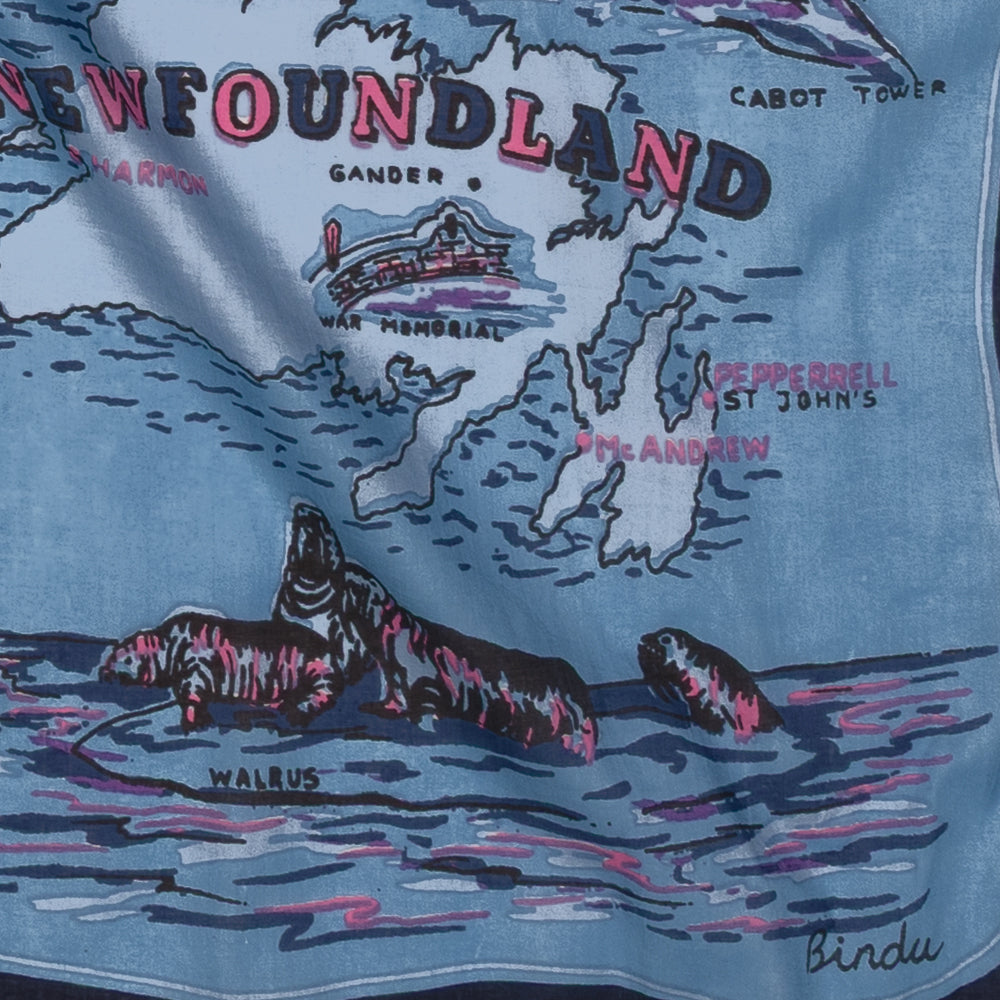 Greenland スカーフ Blue / BBB1313-Greenland-c2