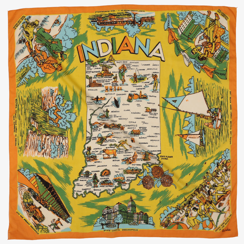 Indiana スカーフ Orange / BBB1313-Indiana-c1