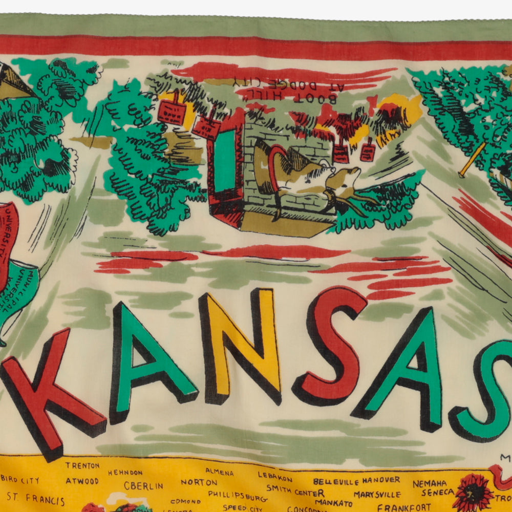 Kansas スカーフ Red / BBB1313-Kansas-c1