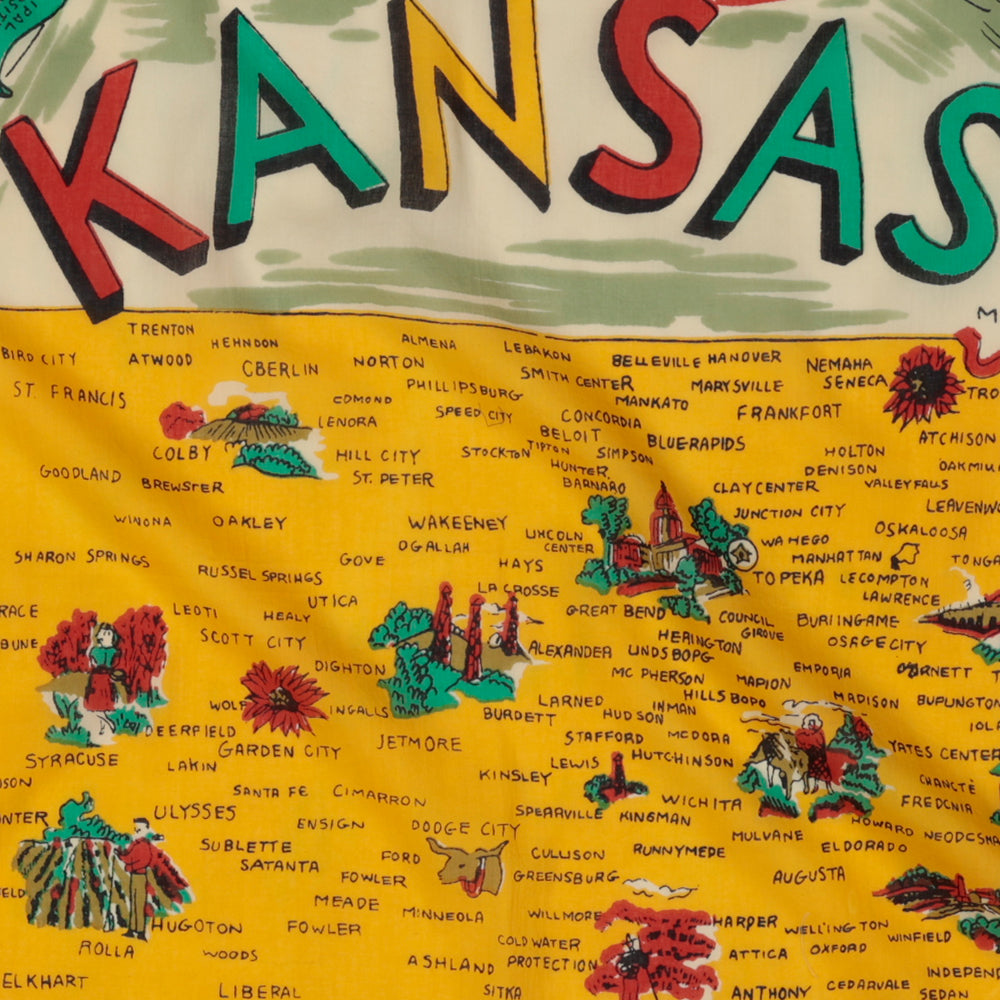 Kansas スカーフ Red / BBB1313-Kansas-c1