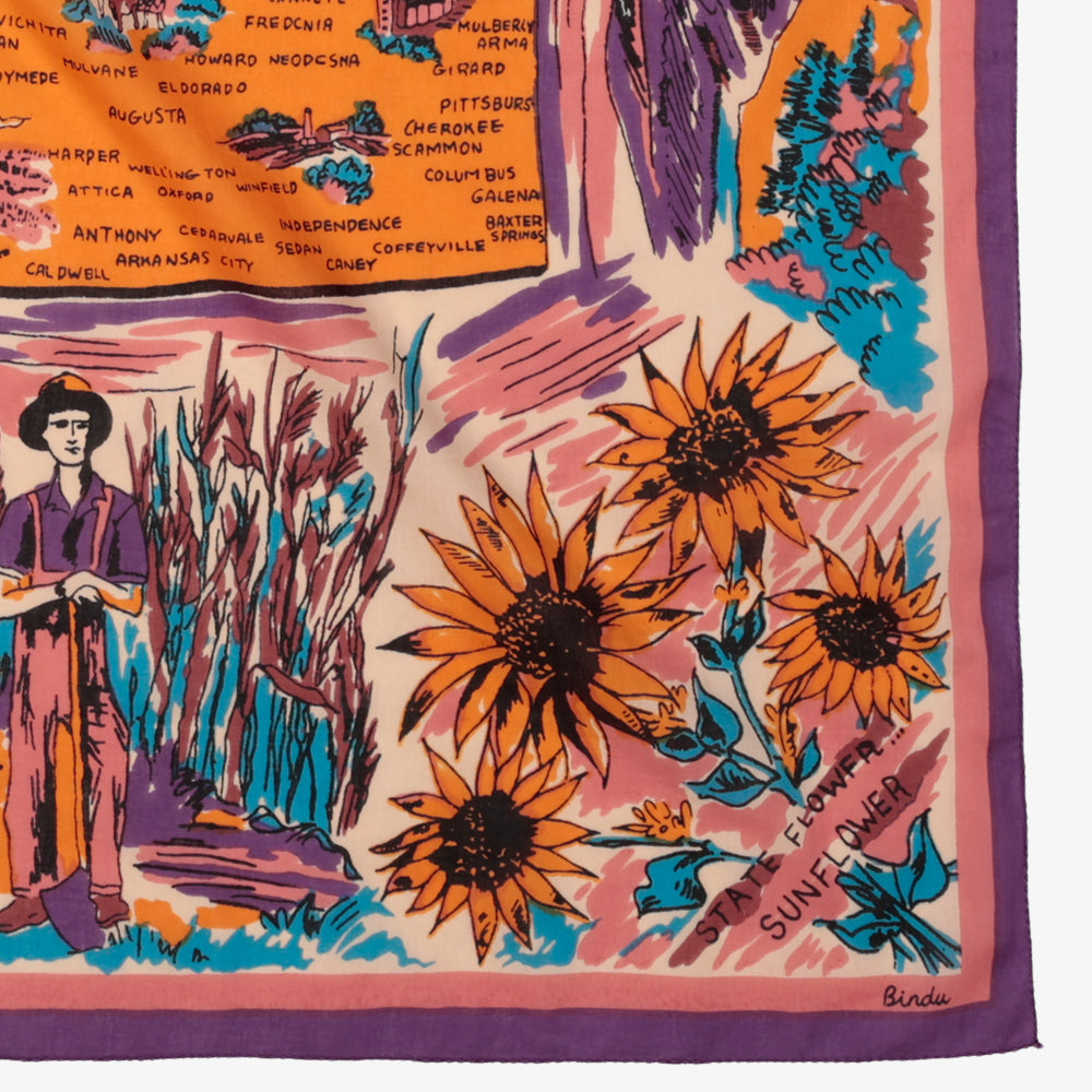 Kansas スカーフ Pink / BBB1313-Kansas-c2 – Bindu Web Shop