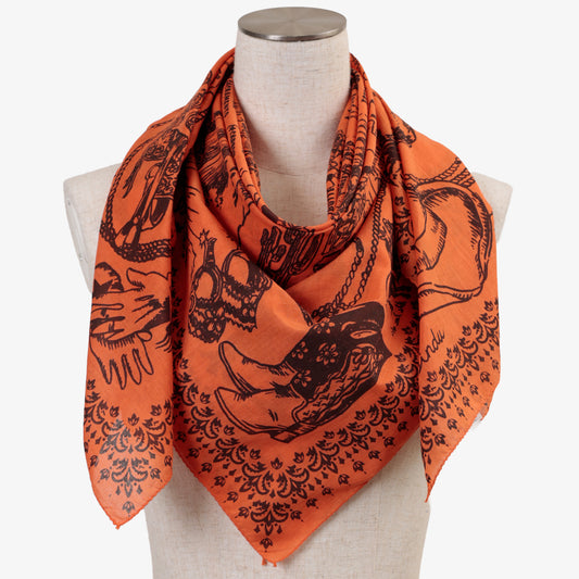 Mid West スカーフ Tangerine / BBB1313-Midwest-c1