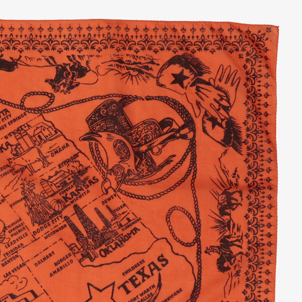 Mid West スカーフ Tangerine / BBB1313-Midwest-c1