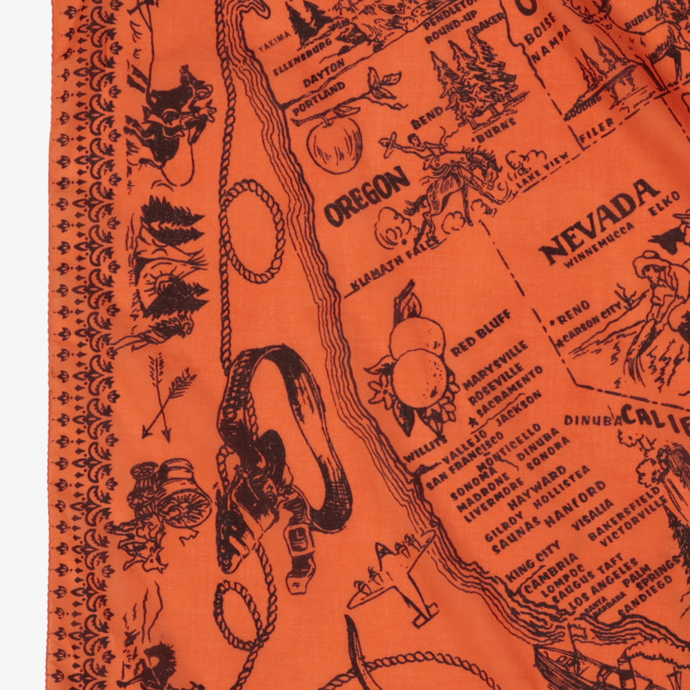 Mid West スカーフ Tangerine / BBB1313-Midwest-c1