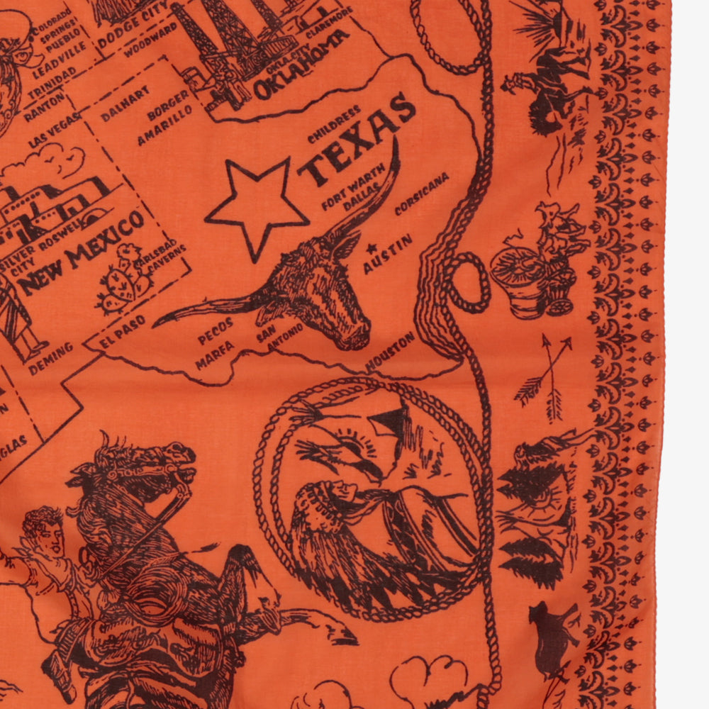 Mid West スカーフ Tangerine / BBB1313-Midwest-c1